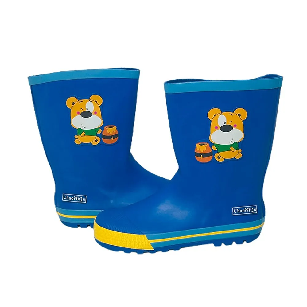 Mr. Ted Thomas,  Flexible Rubber Rain Gumboots for Toddlers and Kids