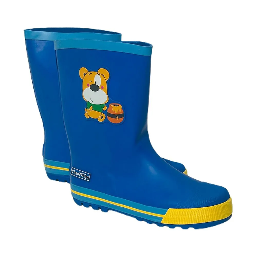 Mr. Ted Thomas,  Flexible Rubber Rain Gumboots for Toddlers and Kids