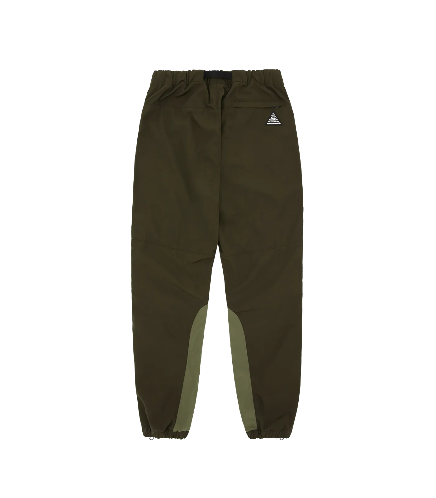 PANELLED SHELL TRACKPANTS - DARK GREEN