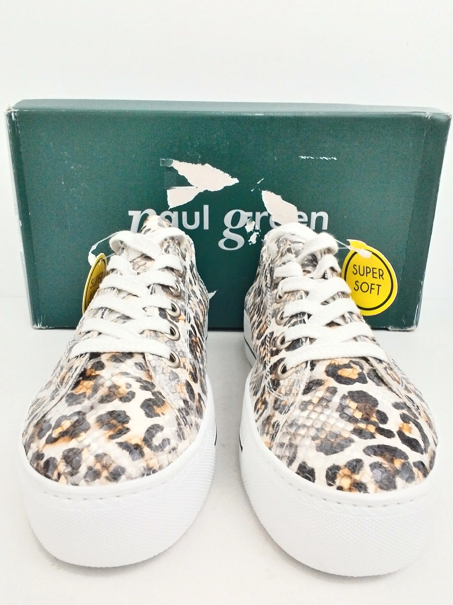 Paul Green Women's Bixby Sneaker Wild Leopard Size 8.5 (US), 6 (UK)