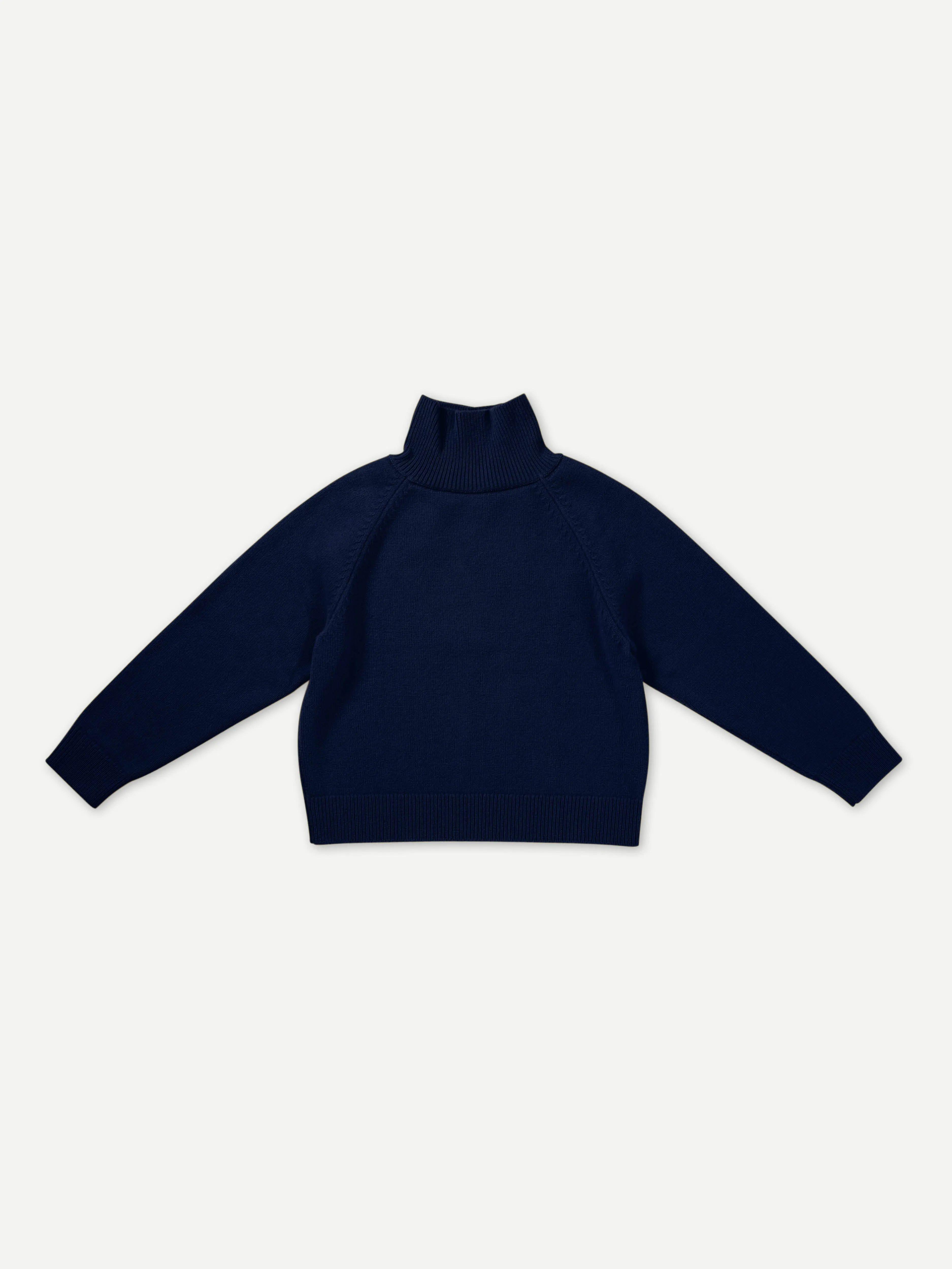 PLAIN FELTED JUMPER NAVY