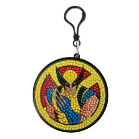 "Wolverine" Crystal Art Bag Charm Kit MARVEL