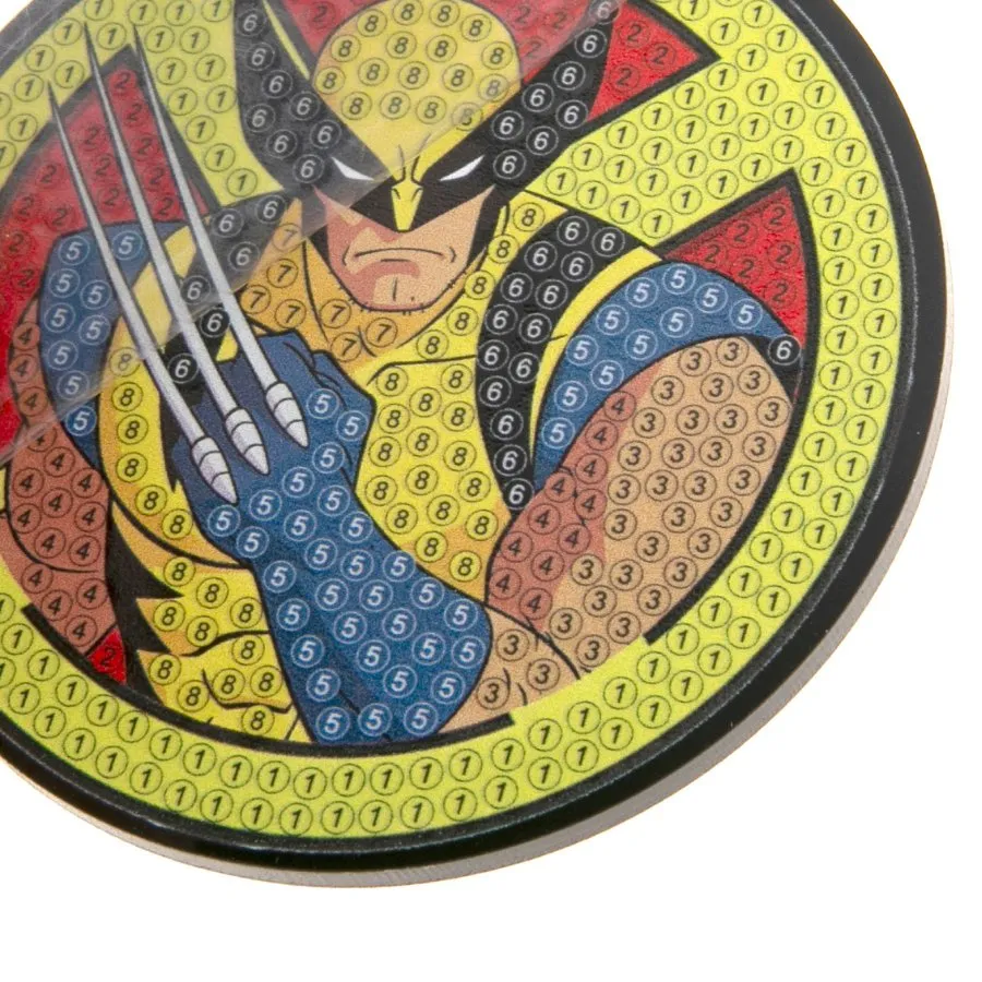 "Wolverine" Crystal Art Bag Charm Kit MARVEL