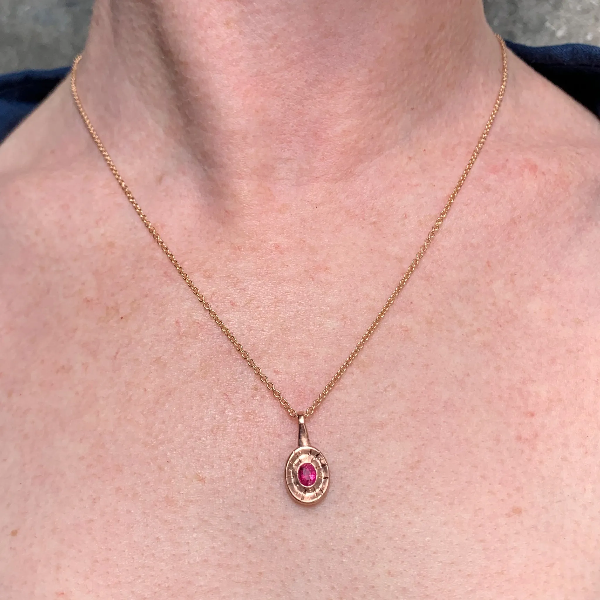 Radiate Ruby Pendant