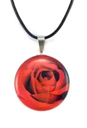 Red Rose Pendant