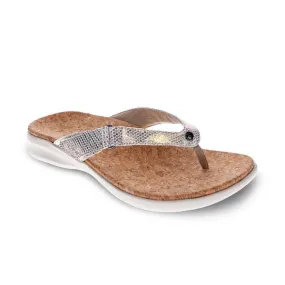 Revere Women's Napoli Flip Flop Metallic Interest