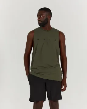 ROCKY MUSCLE TANK - KHAKI GREEN