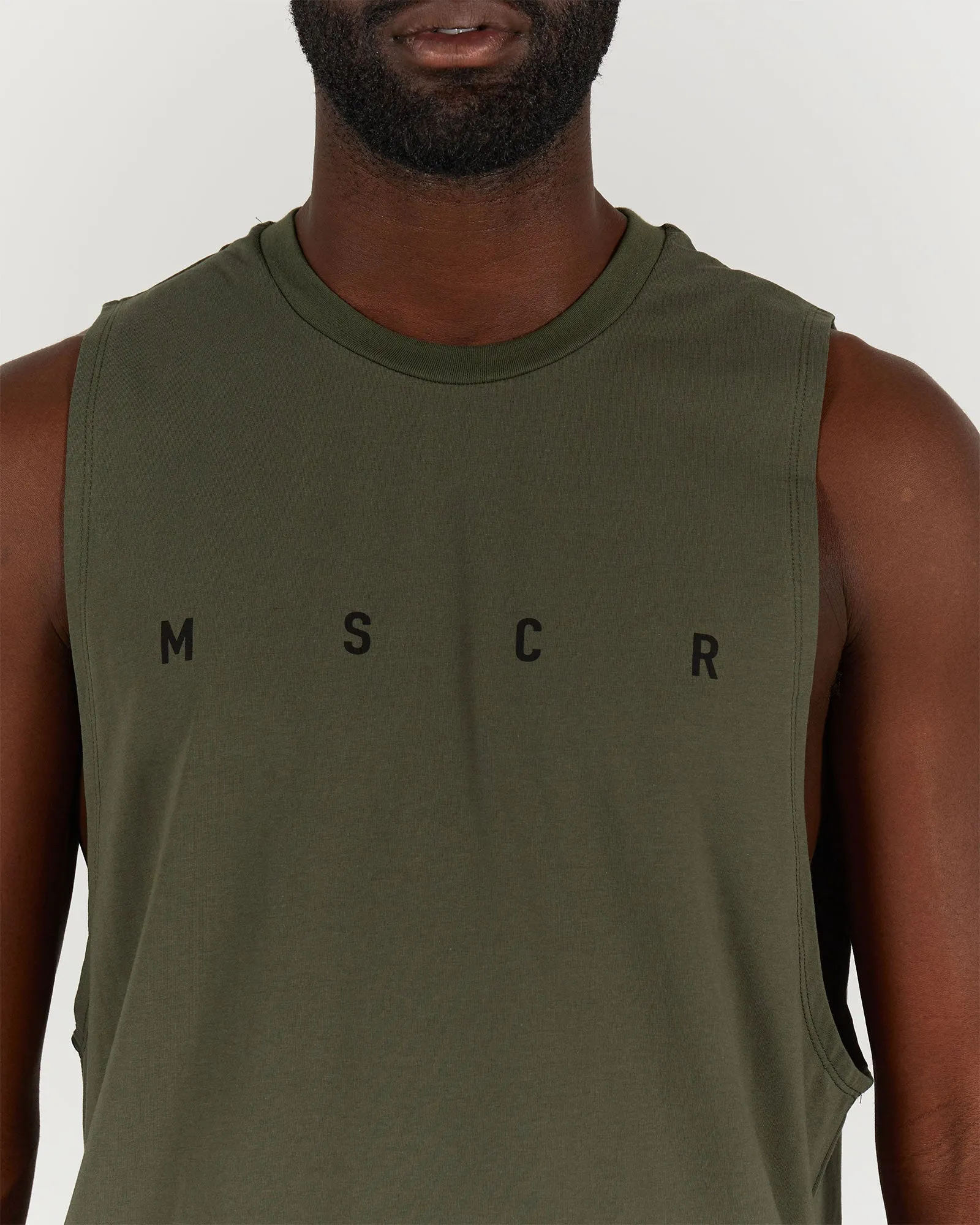 ROCKY MUSCLE TANK - KHAKI GREEN