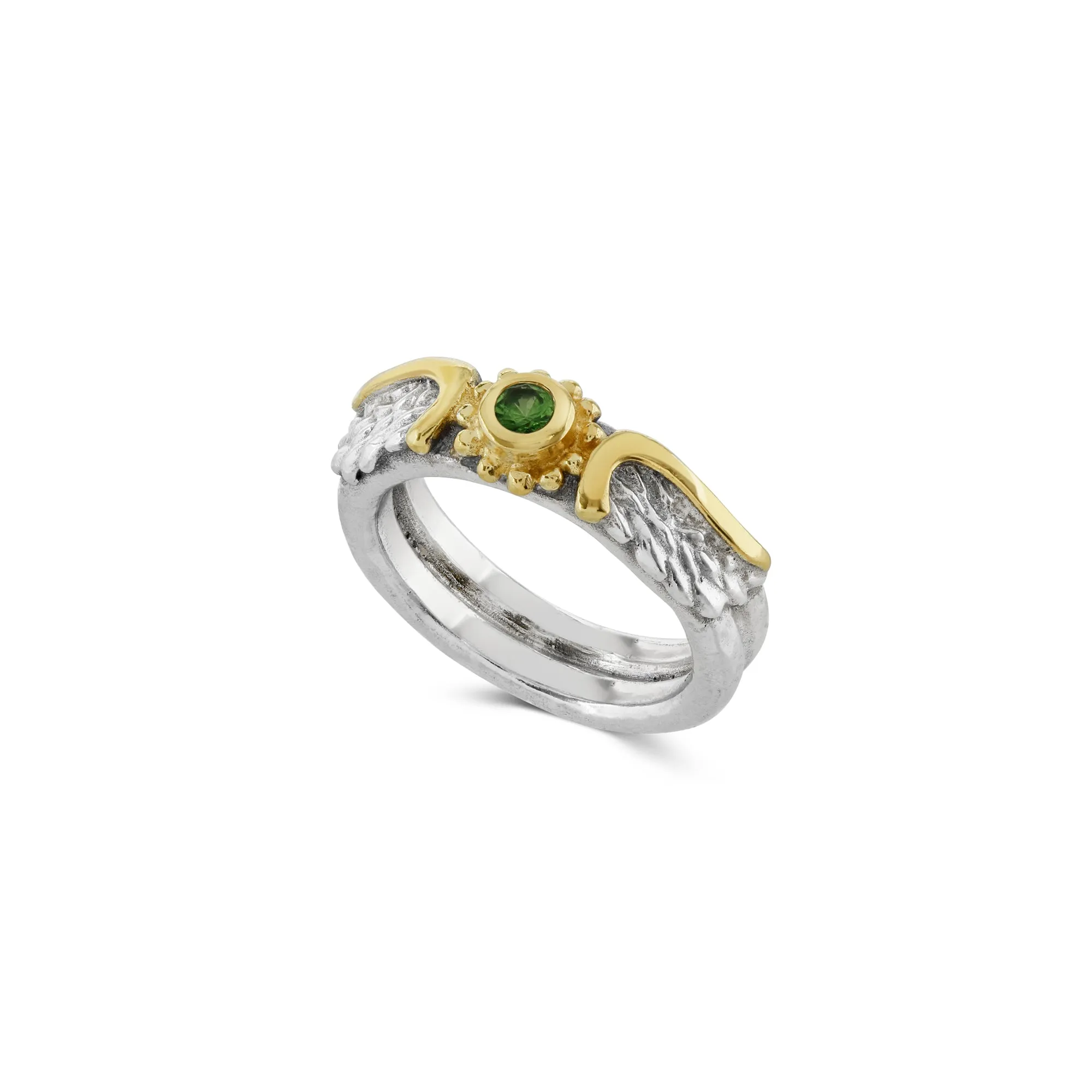 Tsavorite Venetian Wing Ring