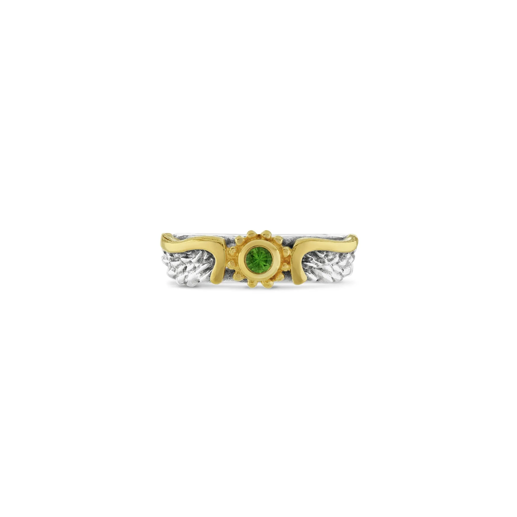 Tsavorite Venetian Wing Ring