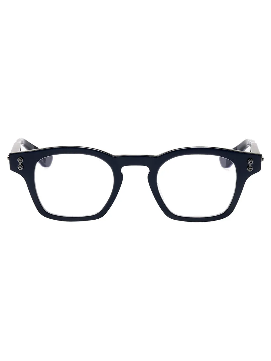 Wise Two Blue Navy 516C eyeglasses with Black Palladium CO-B clip-on