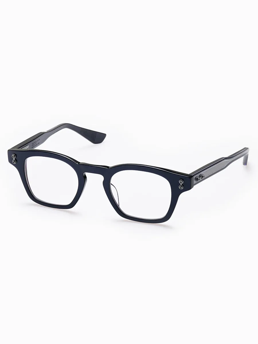 Wise Two Blue Navy 516C eyeglasses with Black Palladium CO-B clip-on