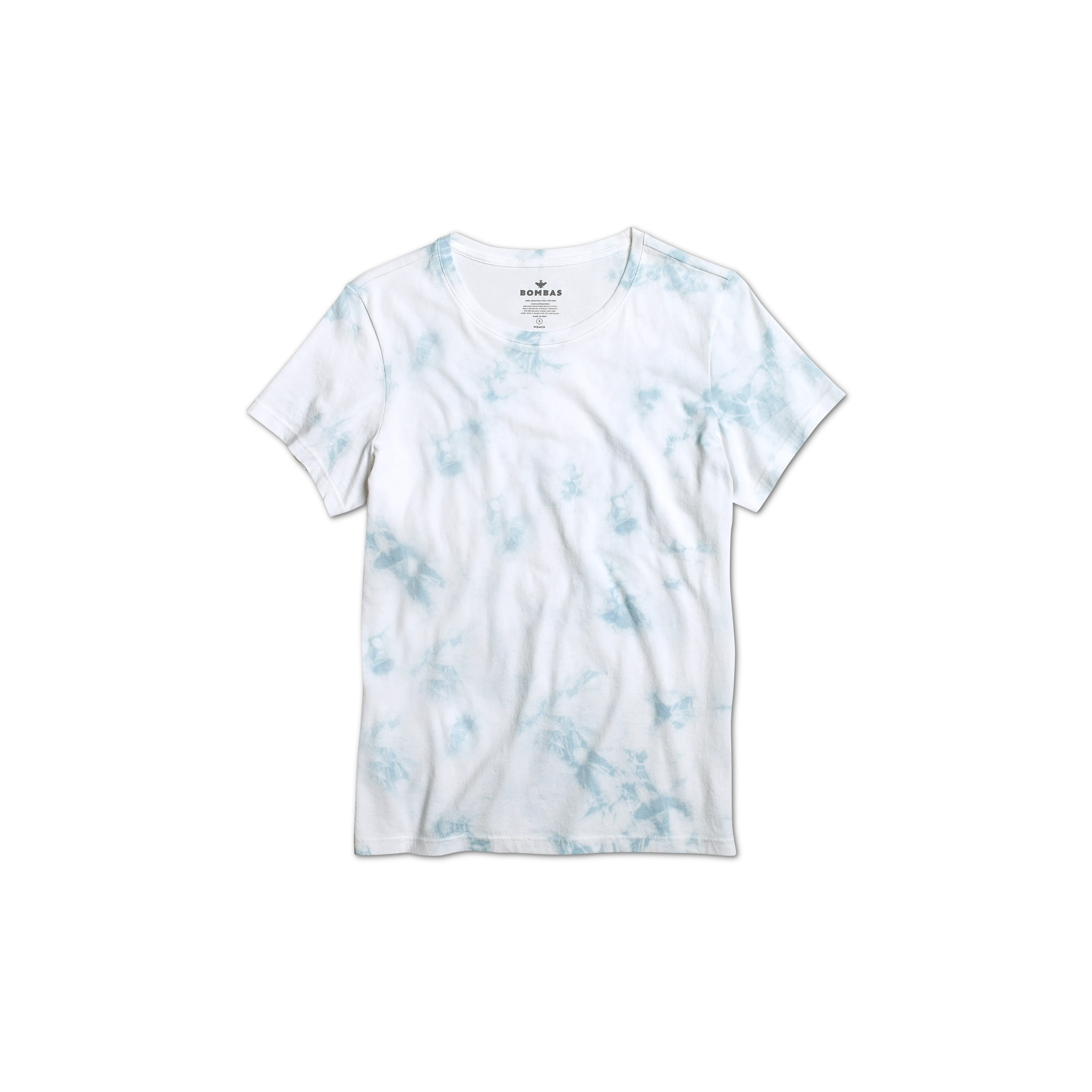 Women's Pima Cotton Tie Dye Crew Neck T-Shirt