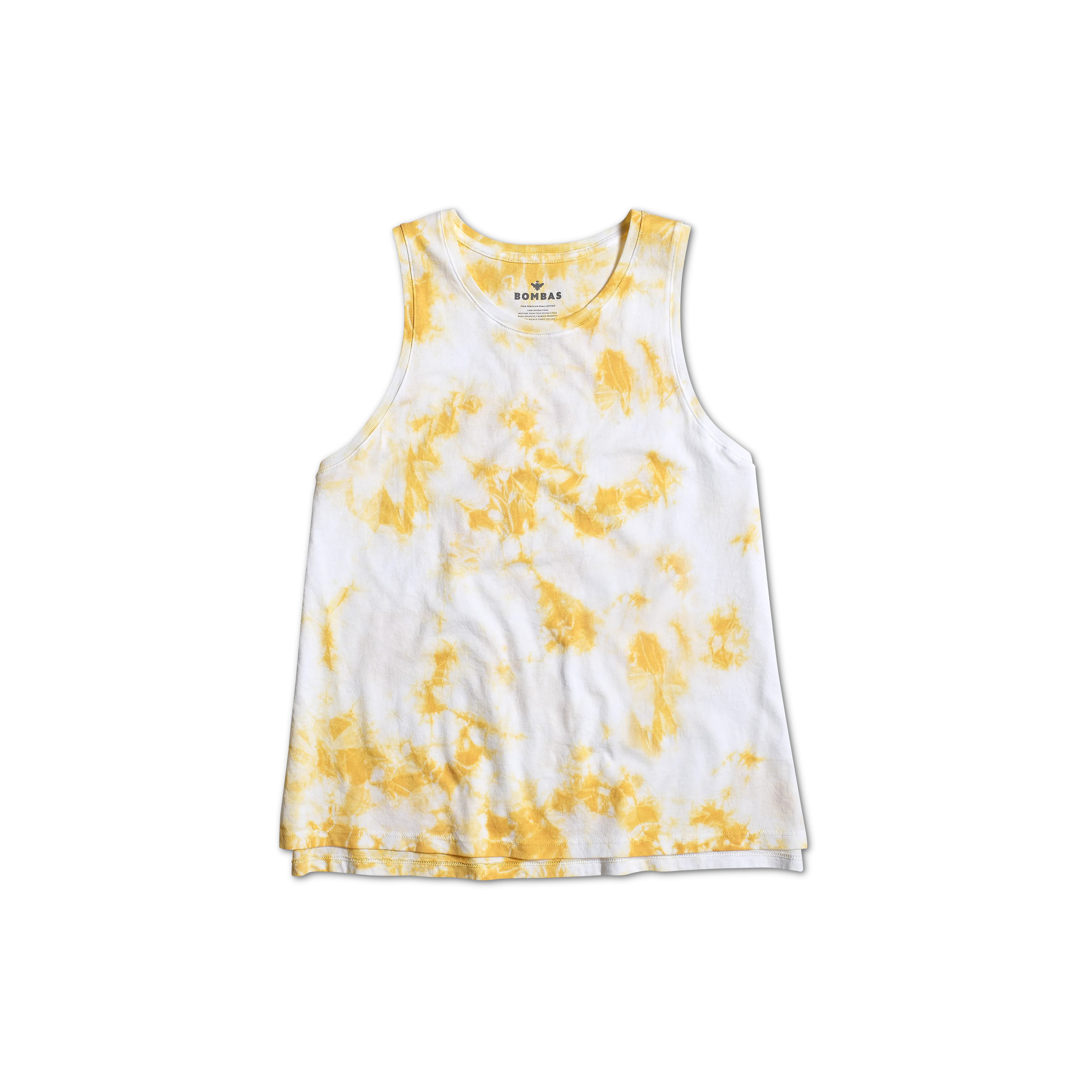 Women's Pima Cotton Tie Dye Crew Neck Tank