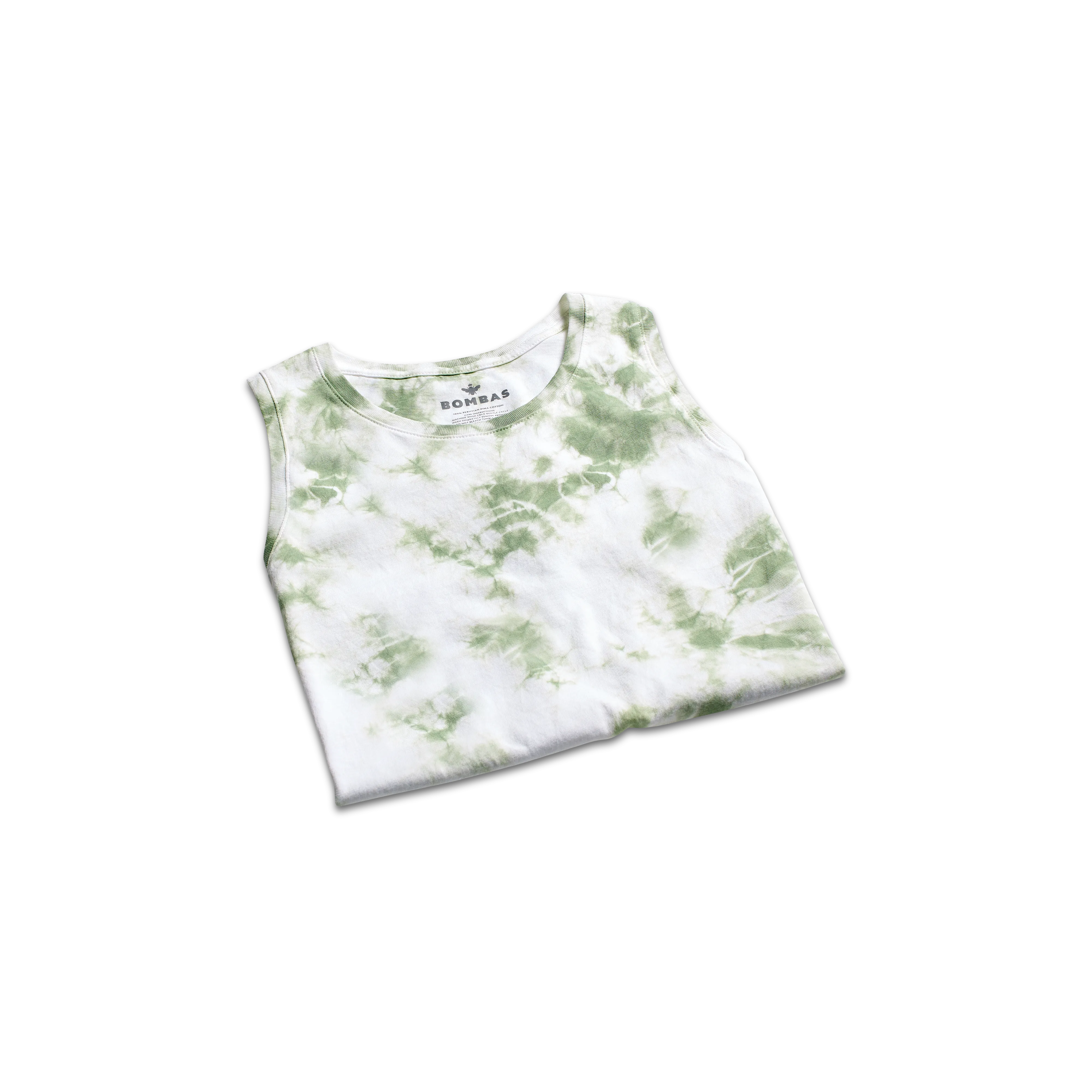 Women's Pima Cotton Tie Dye Crew Neck Tank