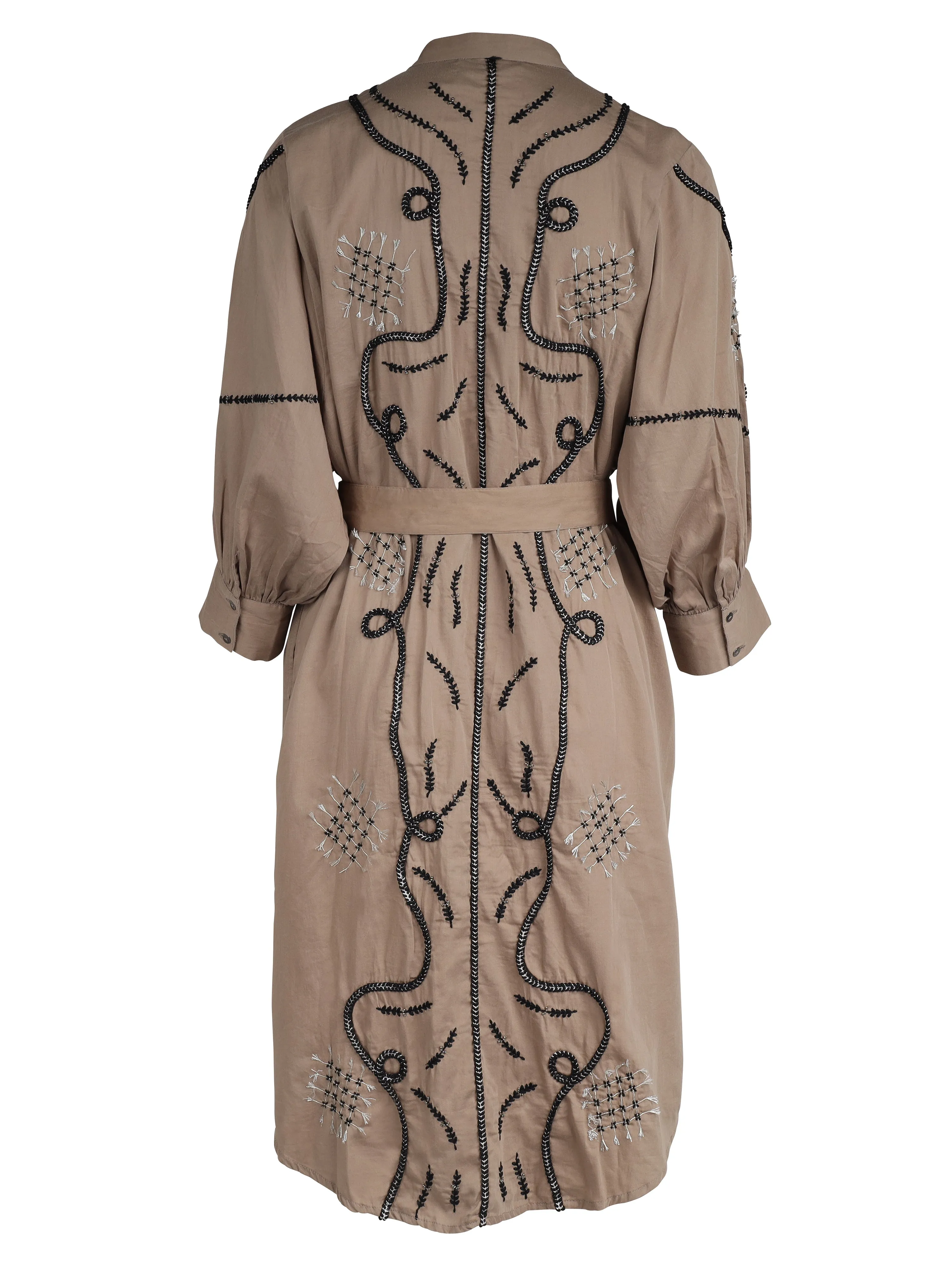 XENI dress - Elm wood